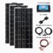 Flexible Solar Panel Kit with Controller Cables Connectors 1
