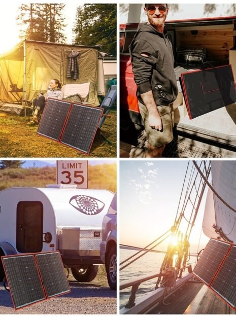 100W 18V Flexible Foldable Solar Panel with Controller 6 100W 18V Flexible Foldable Solar Panel with Controller 6