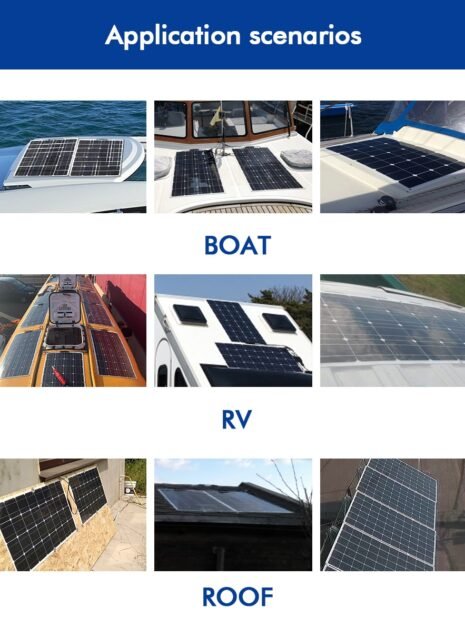 Flexible Solar Panel for Your RV Boat Car Home 2 Flexible Solar Panel for Your RV Boat Car Home 2