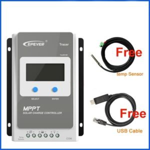 MPPT Solar Charge Controller 10A 20A 30A 40A LCD Display 1
