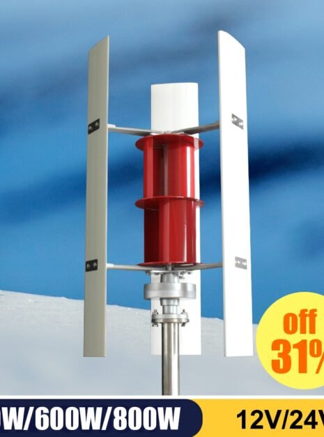 Permanent Maglev Vertical Wind Turbine Inner Blades With MPPT Controller 1