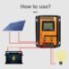 PWM Solar Charge Controller Dual USB with LCD 3