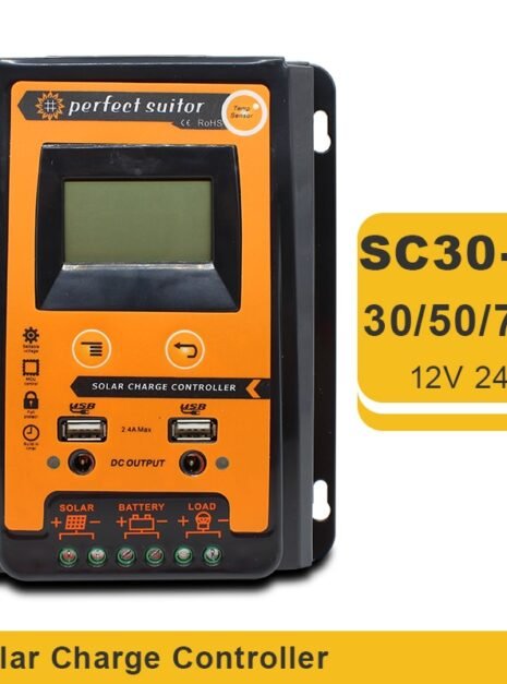 PWM Solar Charge Controller Dual USB with LCD 1 PWM Solar Charge Controller Dual USB with LCD 1