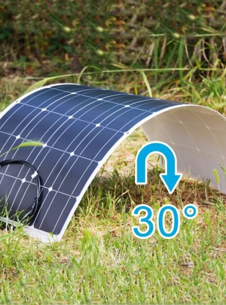 100W Flexible Monocrystalline Solar Panel For Car Battery & Boat & Home 3 100W Flexible Monocrystalline Solar Panel For Car Battery & Boat & Home 3