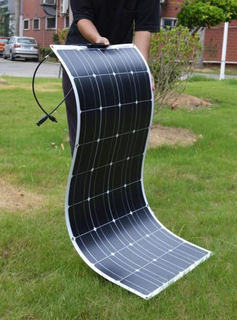 100W Flexible Monocrystalline Solar Panel For Car Battery & Boat & Home 2 100W Flexible Monocrystalline Solar Panel For Car Battery & Boat & Home 2