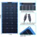 Flexible Solar Panel Kit with 10A Controller PV Cable Connectors 3