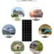 100W Rigid Monocrystalline Silicon Waterproof Solar Panel 18V 5