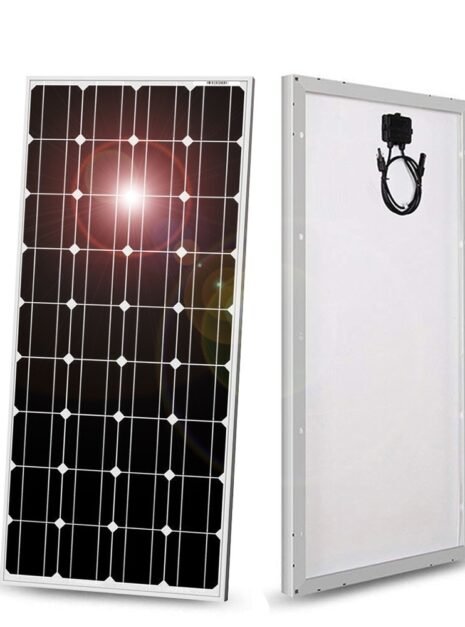 100W 12V Solar Panel with Frame and Controller 1 100W 12V Solar Panel with Frame and Controller 1