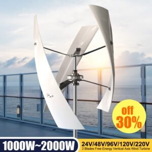 3 Blades Free Energy Vertical Axis Wind Generator 1