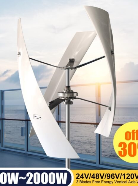 3 Blades Free Energy Vertical Axis Wind Generator 1