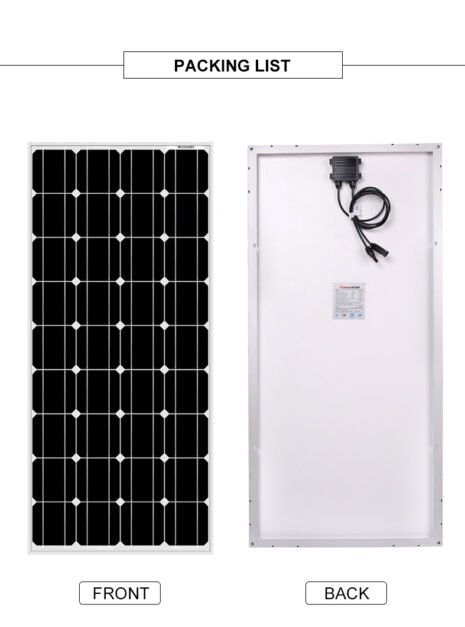 100W 12V Solar Panel with Frame and Controller 2 100W 12V Solar Panel with Frame and Controller 2