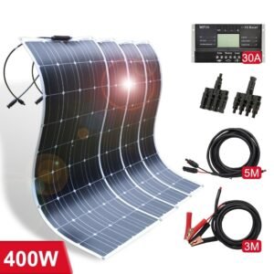 Waterproof Monocrystalline Flexible Solar Panel Set 1