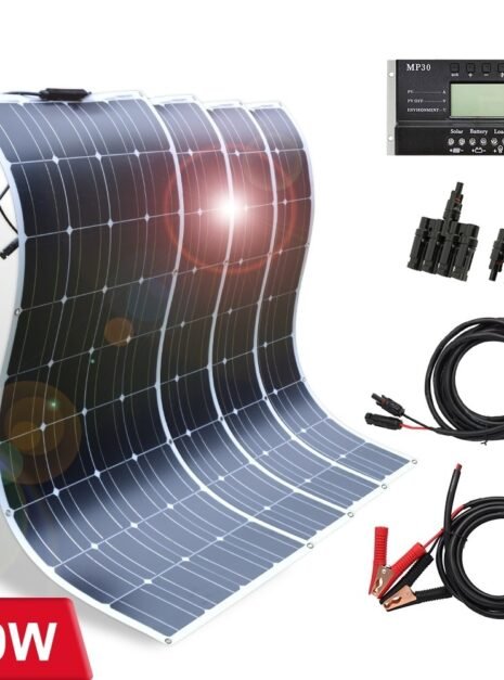 Waterproof Monocrystalline Flexible Solar Panel Set 1