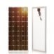 100W Rigid Monocrystalline Silicon Waterproof Solar Panel 18V 1