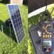 Rigid Waterproof Solar Panel Set with Controller Cables Connectors 6
