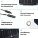 High Efficiency Monocrystalline Flexible Solar Panel Kit 4