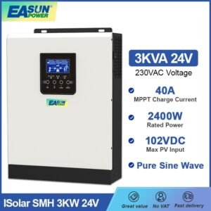 Easun Power Solar Hybrid Inverter 3000W Pure Sine Wave MPPT Solar Charge Controller 1