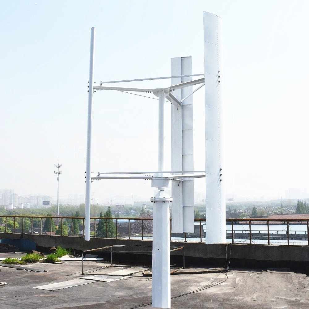 3 Blades No Noise Vertical Wind Turbine Generator 1KW 2KW 3KW 5KW 10KW – 48V 96V 120V 220V 3 Phase 50HZ For Home Use