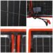 100W 18V Flexible Foldable Solar Panel with Controller 5