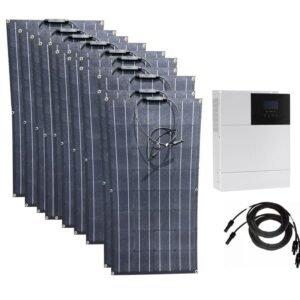 5kW Complete Off Grid Solar System with MPPT Pure Sine Wave Hybrid Inverter 1