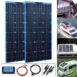 Flexible Solar Panel Kit with 10A Controller PV Cable Connectors 1